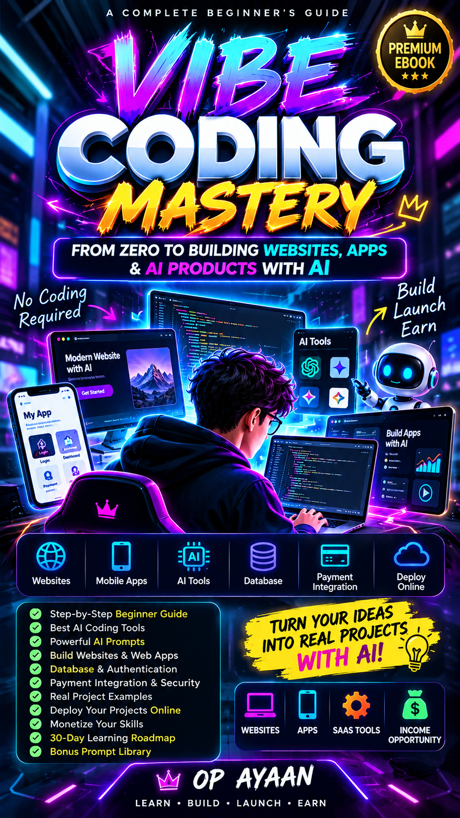Vibe Coding Mastery: From Zero to Building Websites, Apps & AI Products with AI